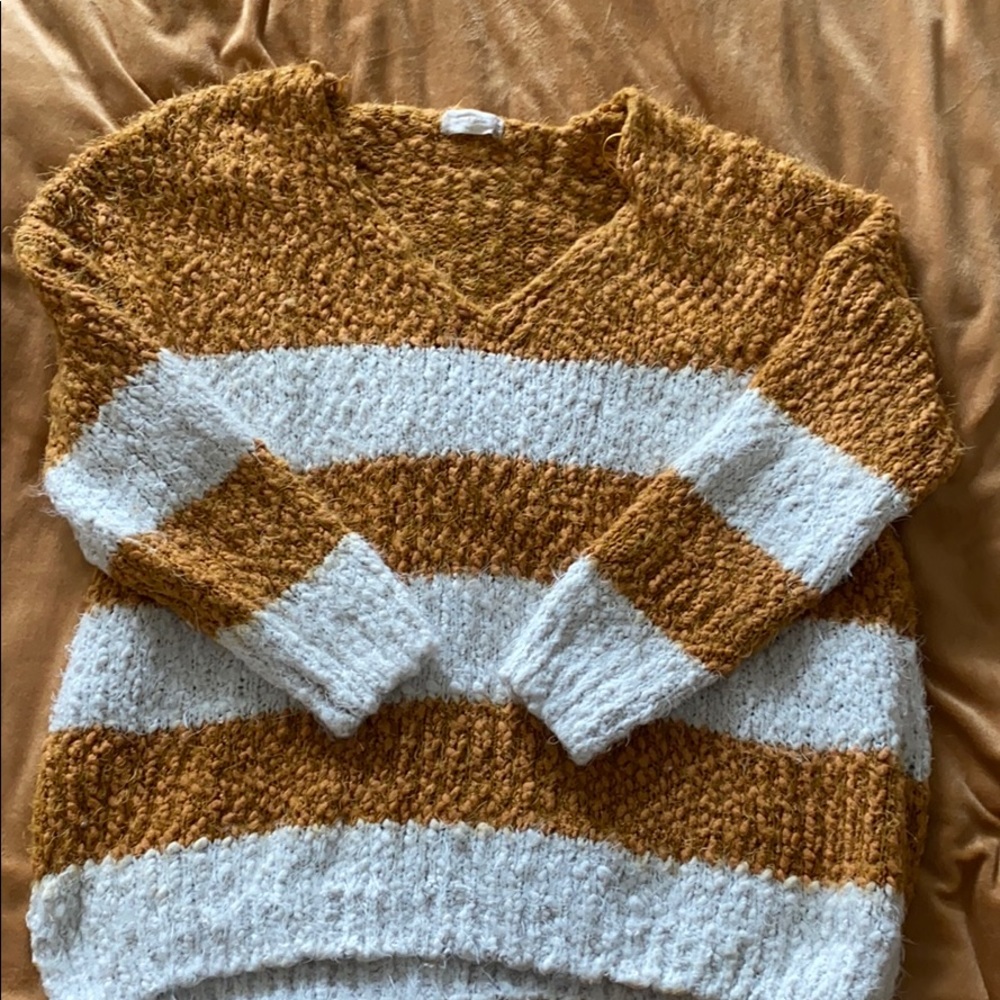 Slouchy V-Neck Sweater
